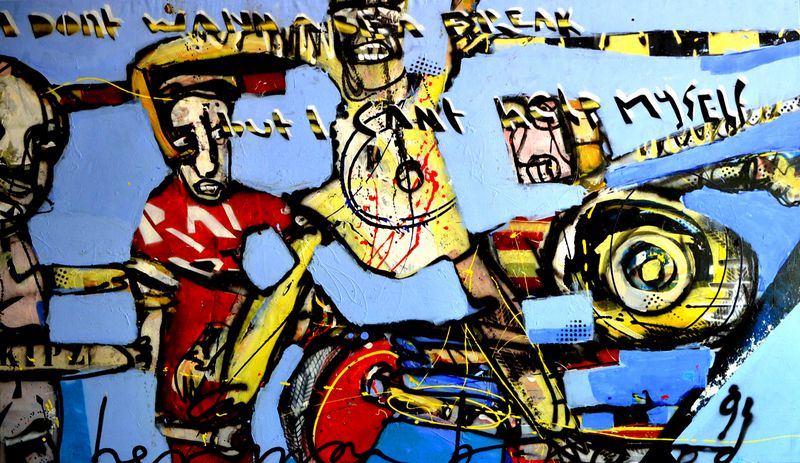 Schilderijen en zeefdrukken van Herman Brood te koop