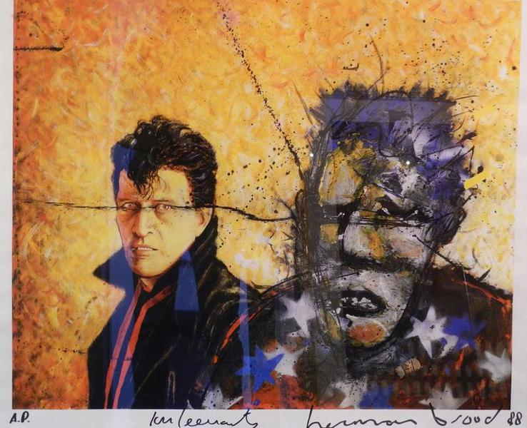 Schilderijen en zeefdrukken van Herman Brood te koop